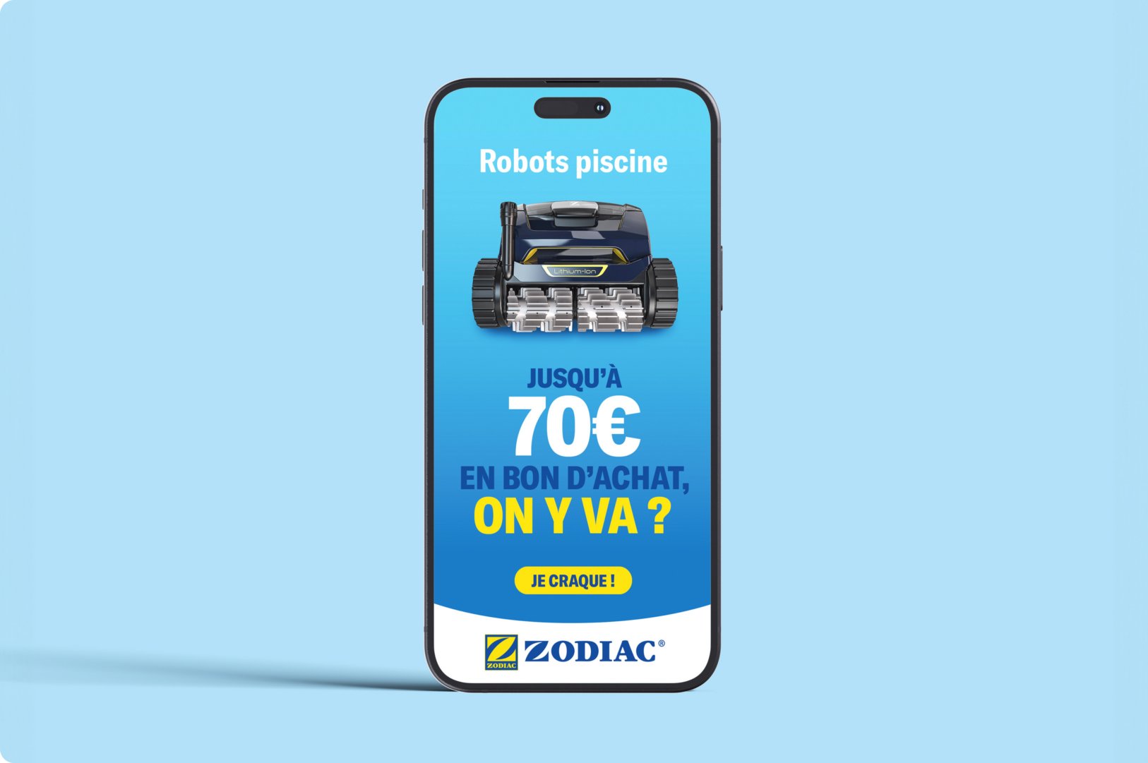 mokcup-iphon-campagne-promo-bons-d'achats-robots-piscine-Zodiac-2024-communication-agence-coxi-lyon